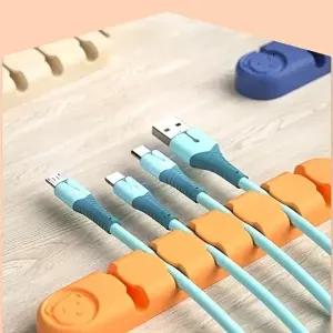 고품질 홀더 정리 선 충전기 케이블 랜선 책 케이블홀더 전선정리 선정리 데스크선정리 데스크정리 WFLVWA