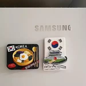 고품질 한국 KOREA 투어 여행 마그넷 냉장고 자석 여행기념 소품샵 여행선물 음식마그넷 WFLW069