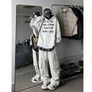 남자 집업 가디건 카디건 네이비 페이크 투피스 후드 맨투맨 빈티지 패치 커플룩 가을 캐주얼 코트 BE3