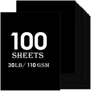 검은색 건설 용지 벌크 100매 12x18 (30파운드/110gsm)
