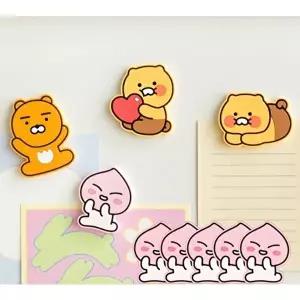 고품질 카카오프렌즈 냉장고 마그넷 자석 오브제 5P 메모 홀더 꾸미기 인테리어 춘식이마그넷 WFLX4YV