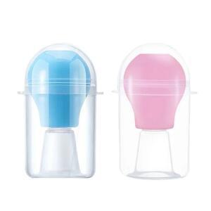 산전 산후용 실리콘 젖꼭지 교정기 유두 흡입 견인 장치 블루 컬러 교정 기구
