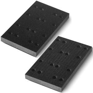 호환 2026 HOT 2Pcs 소프트 블랙 폼 샌딩 패드 인터페이스 샌더 백킹 패드 RS400 LS130 샌더와 호환 가능