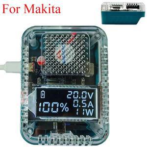 디지털 어댑터 USB Type-C 배터리 충전기 전원 공급 장치 Makita 리튬 이온 140W PD3.1 양방향