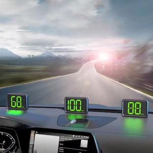 호환 KMH/MPH GPS HUD 자동차 헤드업 디스플레이 USB 플러그 플러그앤플레이 자동차 디지털 속도계 범용 비파괴 설치