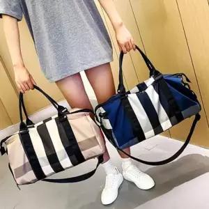2색 체크보스턴백 골프백 수영가방 운동가방 여행가방 스포츠백 보스턴가방 트래블백