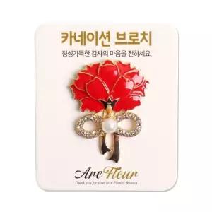 카네이션브로치 스승의날 어버이날 선물 스승의날브로치 카네이션배지 카네이션뱃지