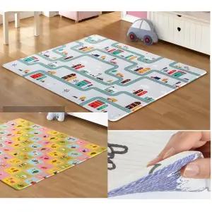 안전소재 층간소음완화 쿠션 양면놀이방매트 고밀도 충격흡수 어린이집 세균차단