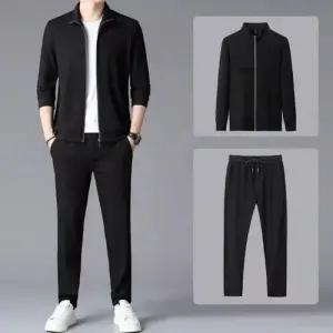 EAMT 남성 캐주얼 투피스 카디건 봄가을 차이나 긴바지 트렌드 정장 YJ3