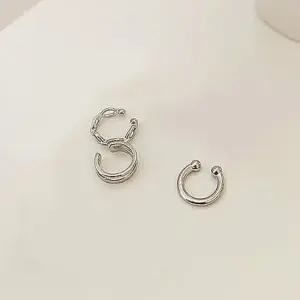 3종세트 이어커프 귀 레이어드 한 써클 귀찌 코집게콧대 코집게 노즈업코집게 코높이