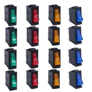 16pcs KCD3 3핀 로커 스위치 토글 SPST AC 250V15A 125V20A 조명 LED OnOff 3 핀 2
