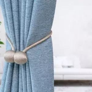 커튼끈 커튼정리 마그네틱 자석 집게 정리끈 M11164 자석볼