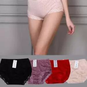 햄팬티 호피 깔끔한속옷 레이스 쟈가드 여성팬티 팬티