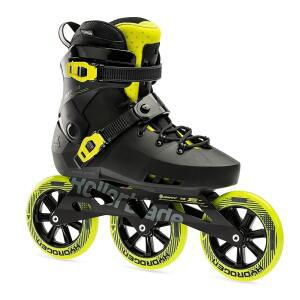 ROLLERBLADE MAXXUM 125 유니 성인 어반 앤 블랙 인라인 스케이트, 라임