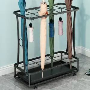 깔끔정리 칸칸 대용량 우산꽂이 10구 대용량 우산꽂이 우산통 우산보관함 우산정리대