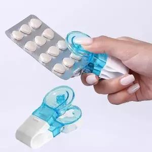 캡슐 분리 휴대용 알약 보관 케이스 약통 전용 약보관함