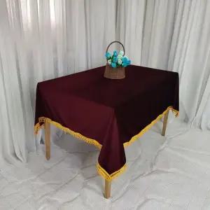 벨벳테이블보 벨벳식탁보 행사용테이블보 185cmx155cm 테이블보 행사테이블보 융테이블보