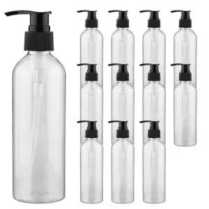 오너클랜 블랙캡 디스펜서 투명 500ml 12개 플라스틱 공병 소분 공병