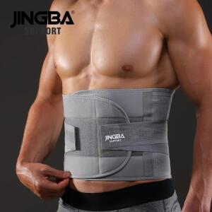 JINGBA 지원 피트니스 허리 벨트 땀 트레이너 트리머 근육 복부 스포츠 요추  보호대