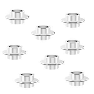 NEWSFANA 알루미늄 스페이서 스케이트 8팩 인라인 (실버) 스페이서용 차축 8MM