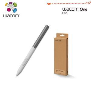 Wacom One 표준 펜(2023년 에디션 디스플레이 및 태블릿용) 전면 흰색/후면 회색