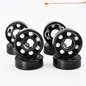 8pcs 608 RS 하이브리드 세라믹 볼 베어링 8227mm 롤러 스케이트 보드 휠 롱