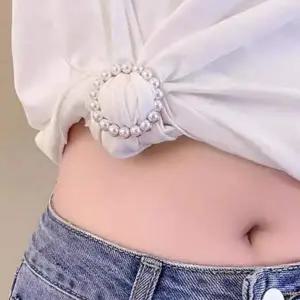 티셔츠 머플러 고급 스카프링 예쁜 장식 매듭 버클 매듭 하트 고리
