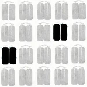 Acuzone 프리미엄 TENS 유닛 40 PCS 전극 2 x4 직사각형 마사지용