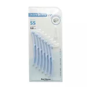 덴탈 치간 칫솔 L형 7P 08mm SS 치석 제거 구취