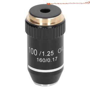 생물 현미경 렌즈 오일 고출력 인터페이스 20.2mm 스레드 100X