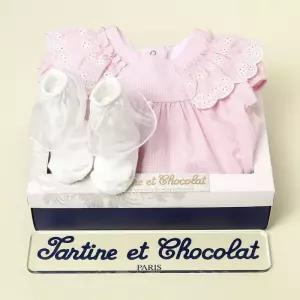타티네 쇼콜라 쥬엘체크우주+레이스양말(출산50일백일세트)TTOMBO043P 967097