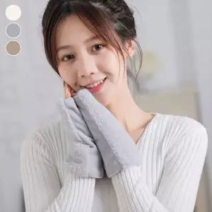 [하프클럽/]퍼 보들보들 겨울 핸드워머 방한 여성 팔토시 반장갑