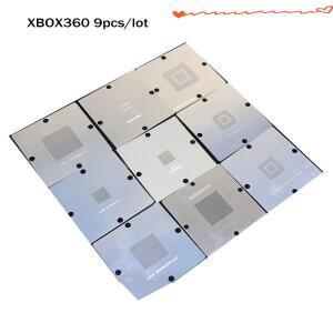 XBOX360 CPU 스텐실 BGA 리볼링 스테이션 게임 콘솔 IC 수리 8080/9090mm 9 개/로트