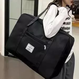 [하프클럽/]여행용 접이식 토트백 방수 캐리어 보조 수납 가방