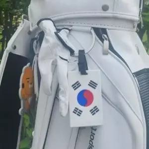 [하프클럽/]태극기 패턴 여행용 보스턴 토트백 골프 캐리어 가방