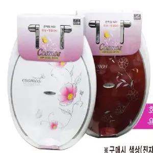 (SM)화이트 KXU373X5 와인 중형 U자형 변기커버 변기시트