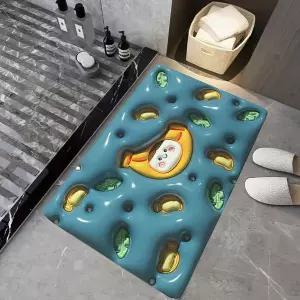 [골드스마일]보송보송 3D 착시 화장실 욕실 논슬립 발매트 바나나