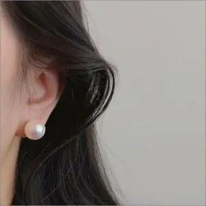 [하프클럽/]하객용 이어링 승무원 혼주 진주귀걸이 한복귀걸이