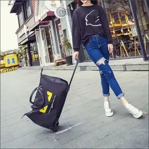 [하프클럽/]보스턴백 기내용 캐리어 여행가방 바퀴달린 빅사이즈