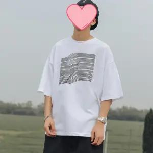 [센트럴몰]오버핏 하프 남성 반팔 티셔츠 트렌디