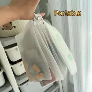 [하프클럽/]고효율 10장 30x20cm 손잡이 지퍼백 반투명 가
