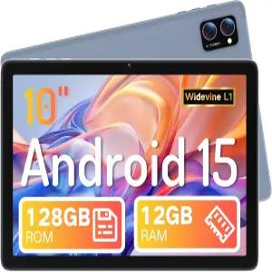 승리 태블릿 안드로이드 15 10인치 12GB RAM+128GB 스토리지+2TB TF 카드 확장 옥타코어 1280*800 HD