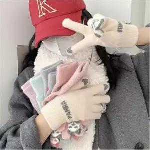 [하프클럽/]여자 겨울 6컬러 터치 스마트 손가락장갑 장갑