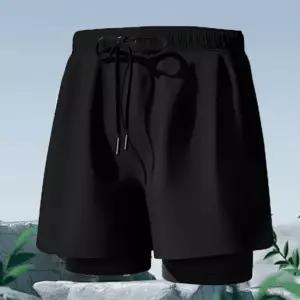 [하프클럽/]남자 스포츠 헬스 반바지 레깅스 일체형 비치 투인원