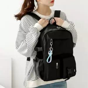 [하프클럽/]남녀공용 캐주얼 3 포켓 가방 학생 데일리 책가방 백팩