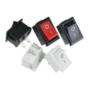 KCD1 3 핀 4 6 21x15mm ON-OFF 보트 카 로커 스위치 6A250V AC 10A125V DIY 5 개