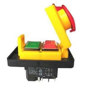 방수 전마그네틱 드릴 푸시 버튼 스위치 마그네틱 기계 5 핀 DZ-6-2 15A 250V IP55