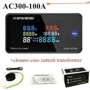 KWS-AC300 AC 전압계 전력 에너지 미터 LED 포함) 40% 할인