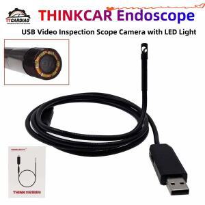 THINKCAR 내시경 ThinkTool USB 비디오 검사 범위 카메라 LED 조명 60인치 P67 방수 HD 디스플레이 자동차