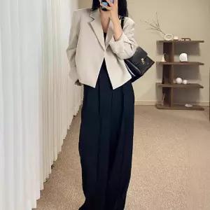 손오반 가을 여사친 데일리룩 정장자켓 정장 칼라 클래식 긴팔 코트 KUK3